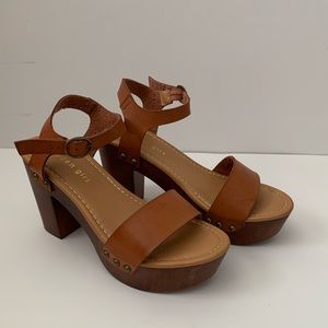 Madden Girl Platform Wooden Sandals